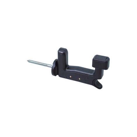 FERMAPERSIANE IN NYLON GRILLO- - con vite mm.120 - 25 pezzi