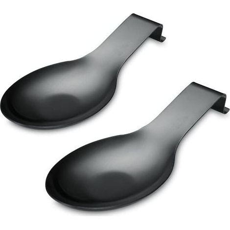 2 dessous de plat pour cuillères à soupe - cuillères noires pour plateau (1/5)