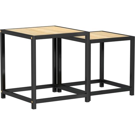 Maison Exclusive - Beistelltische 2 Stk. MDF Sonoma-Eiche
