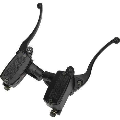 Hydraulischer Brems- und Kupplungsgeberzylinder mit Hebel, schwarz, für Motorräder, 1-Zoll-Lenker, Komplettset (1/5)