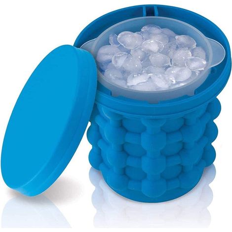 Secchiello in silicone per ghiaccio ice genie doppio utilizzo