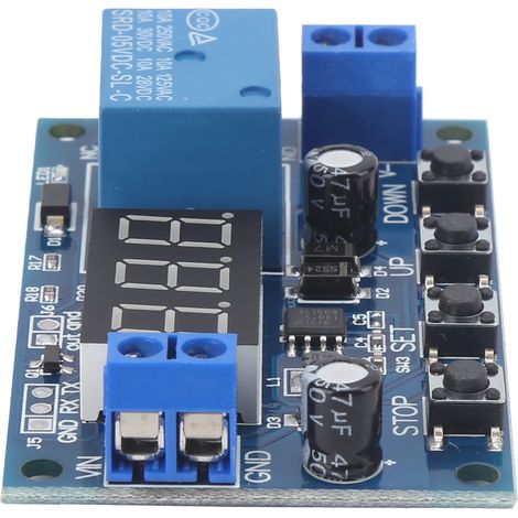 Module de charge et de décharge de la batterie, carte de circuit intégré, voltmètre, protection contre les sous-tensions et les surtensions (1/5)
