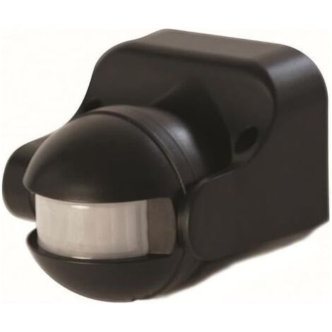 Détecteur de Mouvement pour Éclairage Extérieur, Distance Détection 12 m en Champ Libre, Angle 180°, LightSensor Noir (1/2)