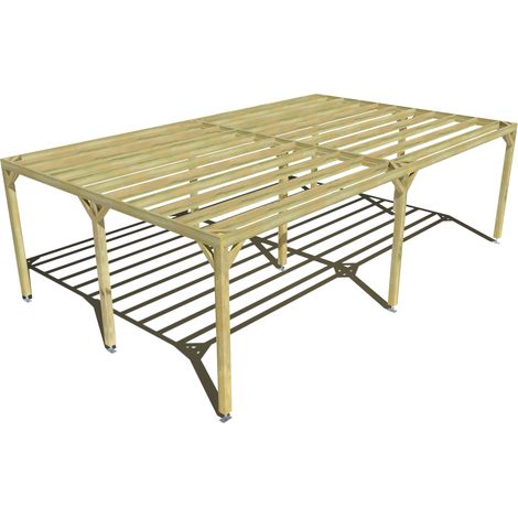 Pergola bois • 8m x 5m • indépendante • sens largeur • livraison comprise