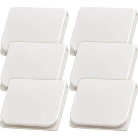 Clips de rideau de douche Clips de rideau de pulvérisation coupe-vent Clips de rideau autocollants Clips de protection de protection de douche (6 pièces) (1/4)