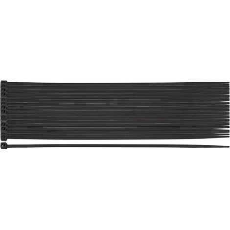 Extreme Kabelbinder 2,5 × 200 mm, schwarz, 100 Stück. (1/5)