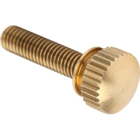 50 Vis à oreilles plates moletées en cuivre pur, tête ronde, antidérapantes, fournitures industrielles (M5 x 20mm) (1/5)