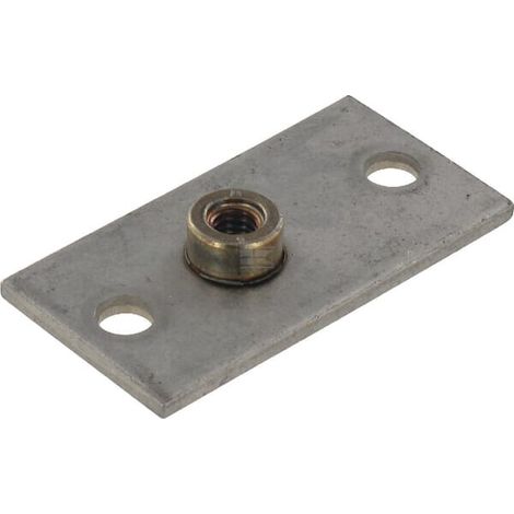 Schraubplatte einfach V2A GR.0 STAUFF RS9410RVS (1/4)