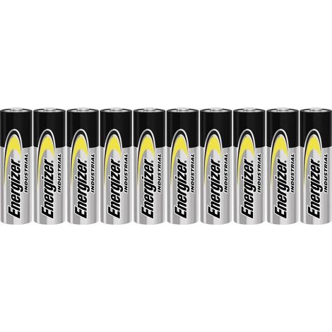Energizer – Lot de 10 piles alcalines LR6 (AA) 1.5 V – Plage de température -18 à +55 °C – Stockable 10 ans – Pour appareils gourmands en énergie
