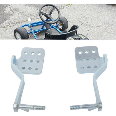 Une paire de pédales de karting avec un câble d'accélérateur de 71 pouces convient au Road Rocket Azusa Fun Kart de 196 cm³ et 6,5 ch. (1/5)