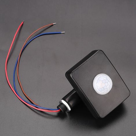 Interrupteur de Capteur Infrarouge PIR 90-250V pour Ampoules, Détection de Mouvement Automatique pour Jardin et Maison (1/5)