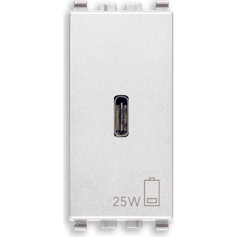 VIMAR - 20292.C.25.B Alimentatore USB C PD 25W bianco
