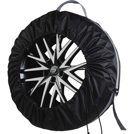 Ferocity Sac à pneus universel 14–22 pouces – Imperméable, avec poignée et fermeture à cordon réglable – Pneus été et hiver, protection des jantes, voiture SUV crossover (1/5)