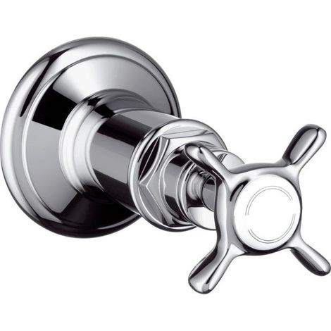 Set de finition pour robinet d'arrêt 1/2et 3/4chroméé