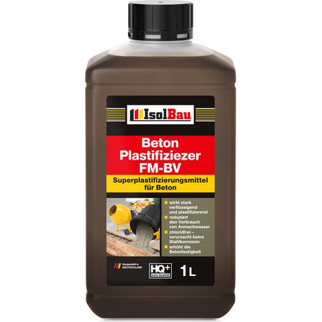 Plastifiant pour béton IsolBau FM-BV 1L (1/5)