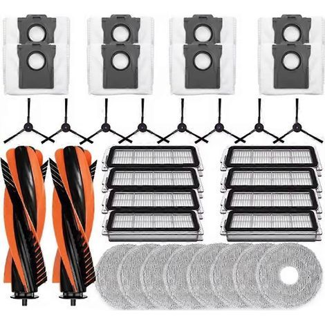 34 pour Cecotec Conga X70 aspirateur aspirateur brosses principale/latérale filtre HEPA serpillière sac poussière (1/5)