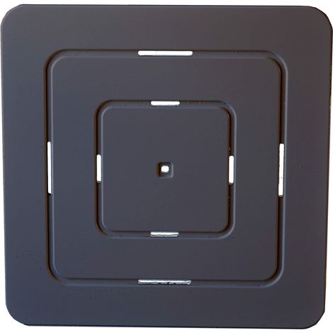 Caillebotis de douche gris-brun en contreplaqué marine Okumè 60x60 cm pour vaisselle 80x80 cm (1/4)