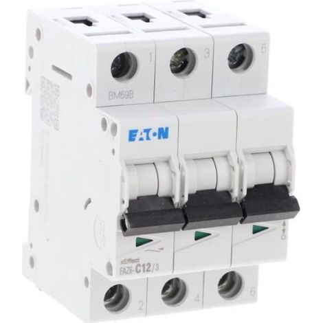 Leitungsschutzschalter 3P C 12A 6kA AC FAZ6-C12/3 177406