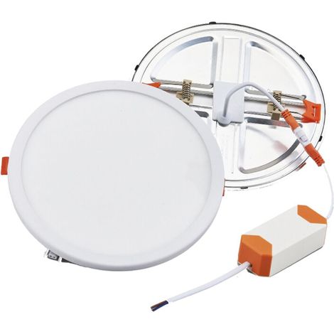 Downlight Led Circular Empotrable 6W 3000K Corte Ajustable 50mm a 90mm Regulable