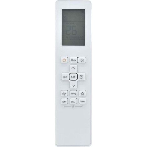 Control remoto RG10B (G)/BGEF para aire acondicionado/refrigerador (K1)/BGEFU1-Crezuo