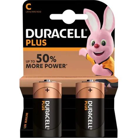 Batteria simply torcia c 1,5 v 1,5v -pz.2 DURACELL
