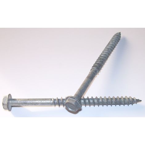 VBA Vis bois agglo Tête hexagonale TH Embase collerette 6X35 Filetée sur 26 Acier zingué-1 pièce
