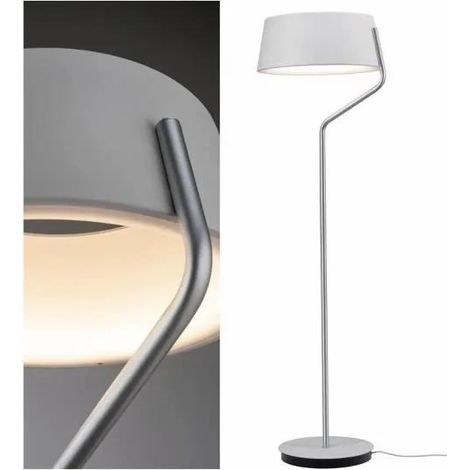Lampada da terra LED Paulmann Belaja cromata 148 cm