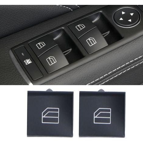 Capuchon de Bouton de Commande de Vitre de Voiture A2049055402 Compatible Classe C E W204 S204 W212 S212 A207 C207 (1/5)