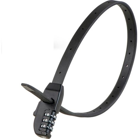 60 cm langes Diebstahlsicherungskabel, 3-stelliges Zahlenschloss für Fahrräder, Elektroroller, Fahrradtaschen, Helme, Motorräder (1/4)