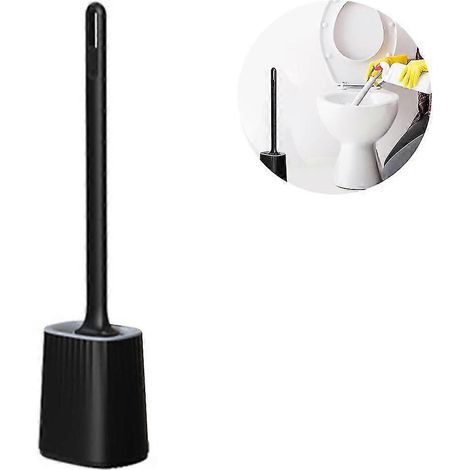 Multifunktionale Toilettenbürste mit verbessertem, flexiblem 3-in-1-Bürstenkopf (1/5)