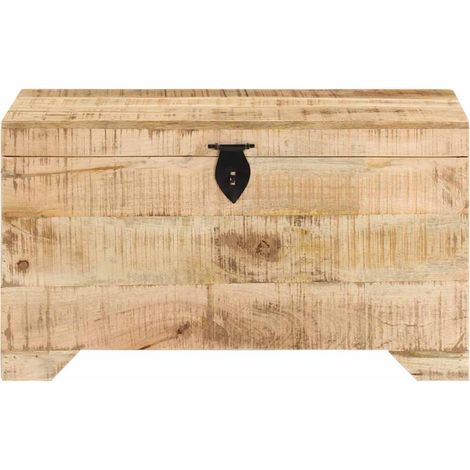 Maison Exclusive - Cassapanca in Legno Massello di Mango Ruvido