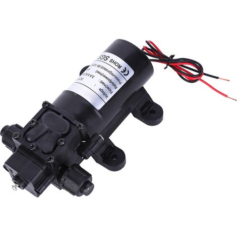Mini-Rückfluss-Membranpumpe, selbstansaugend, G1/2 DC12V FL3210H-80W, 10 mm Wasserauslass rechts (1/5)