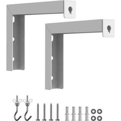 Support de projection - GH - Support en L - Réglable - Compatible avec écrans manuels - Installation facile (1/4)