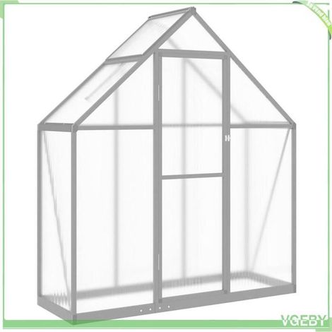 Serre - FAFEICY - 4005818 - Aluminium - PC 4 mm anti-UV - 169x58x195 cm (1/5)