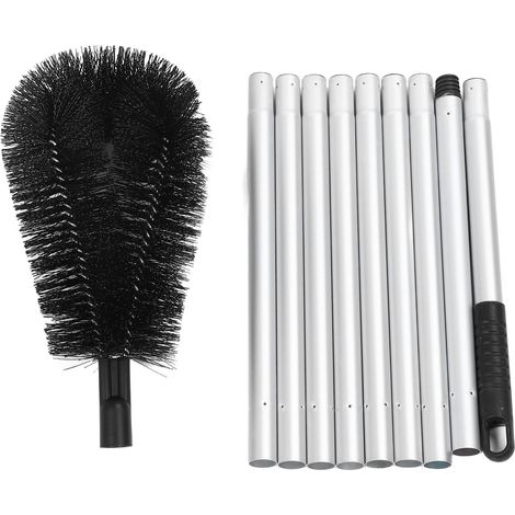 Brosse de nettoyage gouttière Outil multifonction long reach Aluminium PET PP pour toiture et évacuation efficace (1/5)