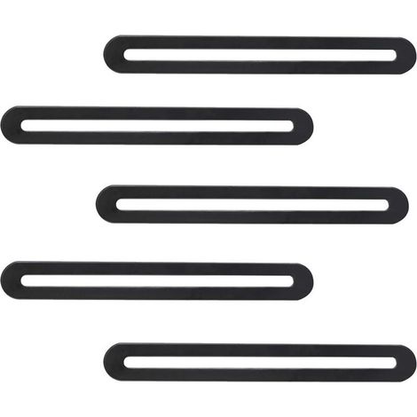 5-teiliges Set aus perforierten Plattenhalterungen, verstellbaren Flachverbindern aus Edelstahl und Metallverstärkungsplatten zur Reparatur und Befestigung von Holz und Möbeln (1/5)