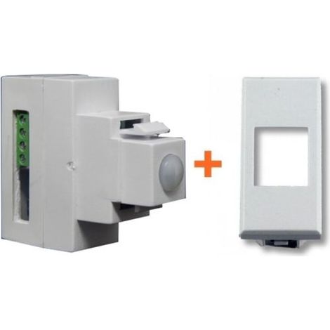 Sirsen sensore incasso doppia tecnologia filare universale compatibile Bticino Axolute bianca - DT-KEY