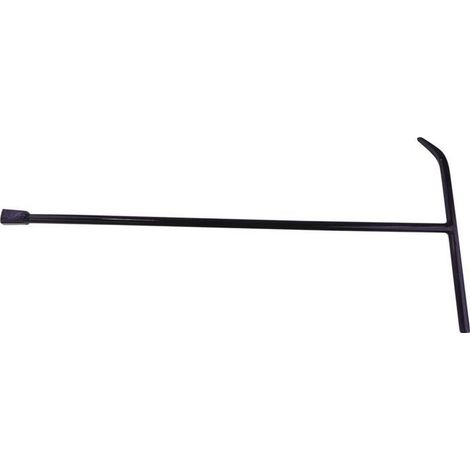 Clé de déplacement d'eau domestique type E STA Gr. ID 14 mm – Acier – Pour hydrant souterrain – Hexagone de manœuvre – Admiral