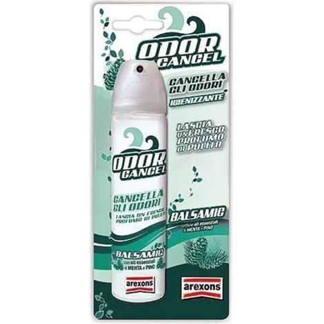 Arexons spray de'sinfectant e'limine odeurs avec parfum balsamique 75 ml pour tissus et surfaces