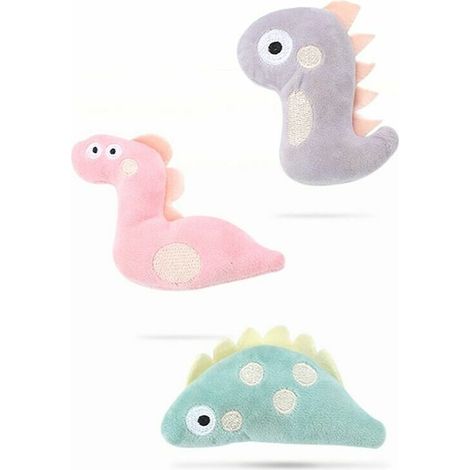 Cataire en peluche jouet interactif cataire pour chats d'intérieur mignon dessin animé chaton à mâcher jouet de dentition lancer des jouets pour chatons chat nid accompagner, Ensoleillé (1/5)