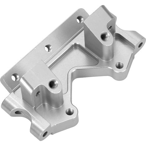 Bloc avant en alliage d'aluminium pour voiture de course Traxxas Rustler Slash Stampede (Argent) (1/5)