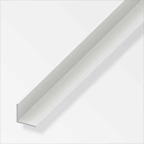 alfer Winkel Aluminium 2 m × 10 × 10 mm verkehrsweiß