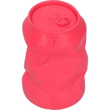 Jouet à mâcher en forme de boîte pour nettoyer les dents du chien, durable et interactif, avec son rouge. (1/5)