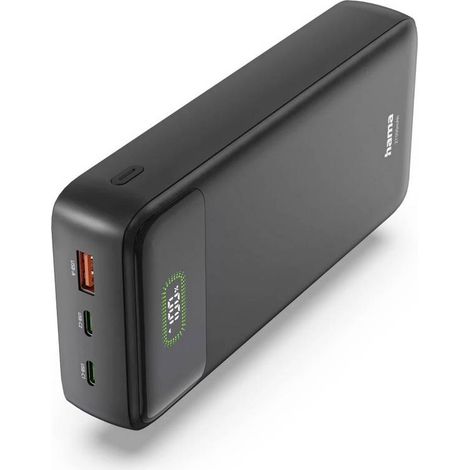 Hama Powerbank (batterie supplémentaire) 27000 mAh Quick Charge 3.0 LiPo anthracite affichage du statut