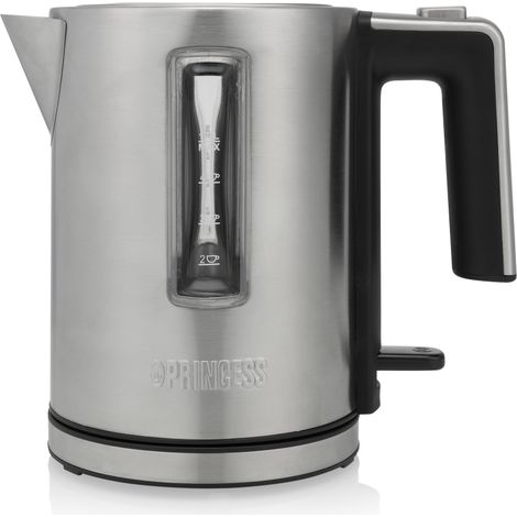 Edelstahl Wasserkocher 1 Liter blaue Beleuchtung 360° drehbar 2200Watt