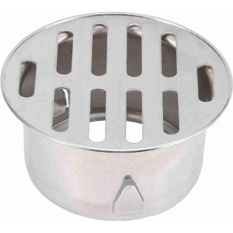 Drain de Toit de Balcon en Acier Inoxydable Drain de Plancher antiblocage Exterieur Grand deplacement pour Utilisation dans Une Cour exterieure(75 Bouche Plate) (1/5)