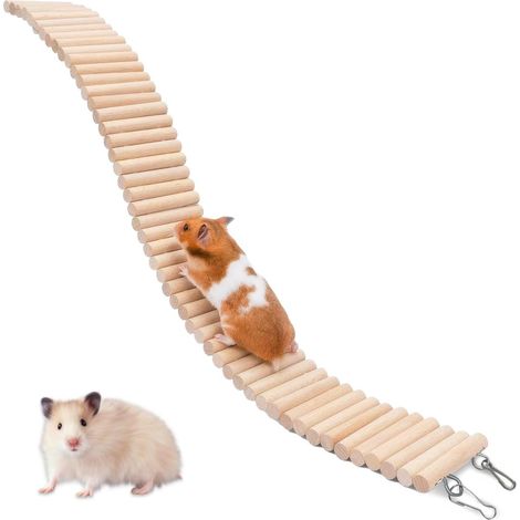Wooden Climbing Ladder for Hamster 60 x 8 cm (1/5)