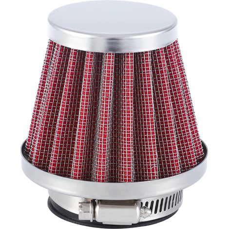 Motorrad-Luftfilter – 1 Stück – Edelstahl – Doppellagig – Roller, ATV, Moped – 38, 39, 40 mm (1/5)