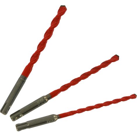 Lot de Forets 2 en 1 Bétons/Carrelages Ø6-8-10mm - Perçage Carrelage, Faïence, Béton Vibré et Pierre - Queue SDS+ pour Perceuse (1/5)