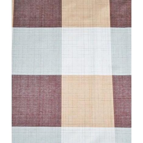 TOVAGLIATO PVC MAURER "QUADRI BEIGE" H140CM 20MT